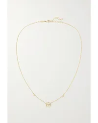 Jacquie Aiche Sophia Shaker Kette aus 14 Karat  mit Diamanten Gold