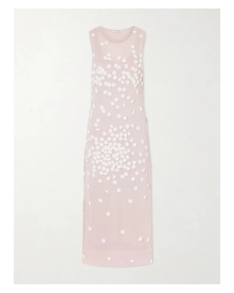 Altuzarra Nelly Embellished Jersey Maxi Dress - Pink Pink