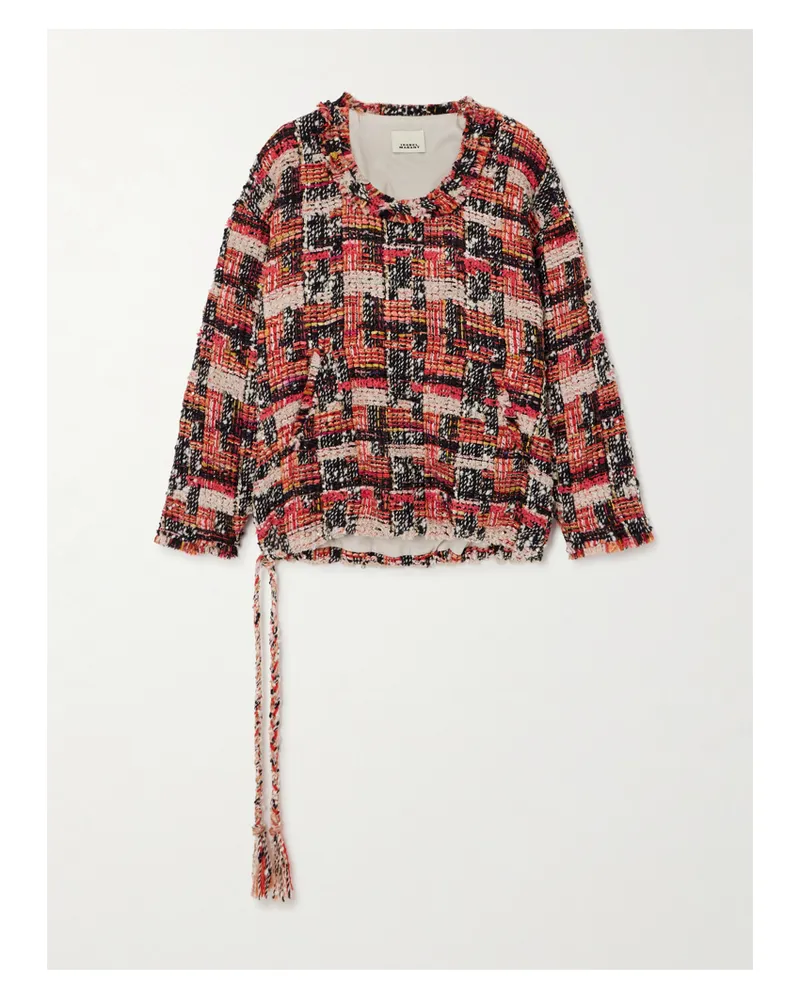 Isabel Marant Dragana Pullover Aus Tweed - Mehrfarbig Mehrfarbig