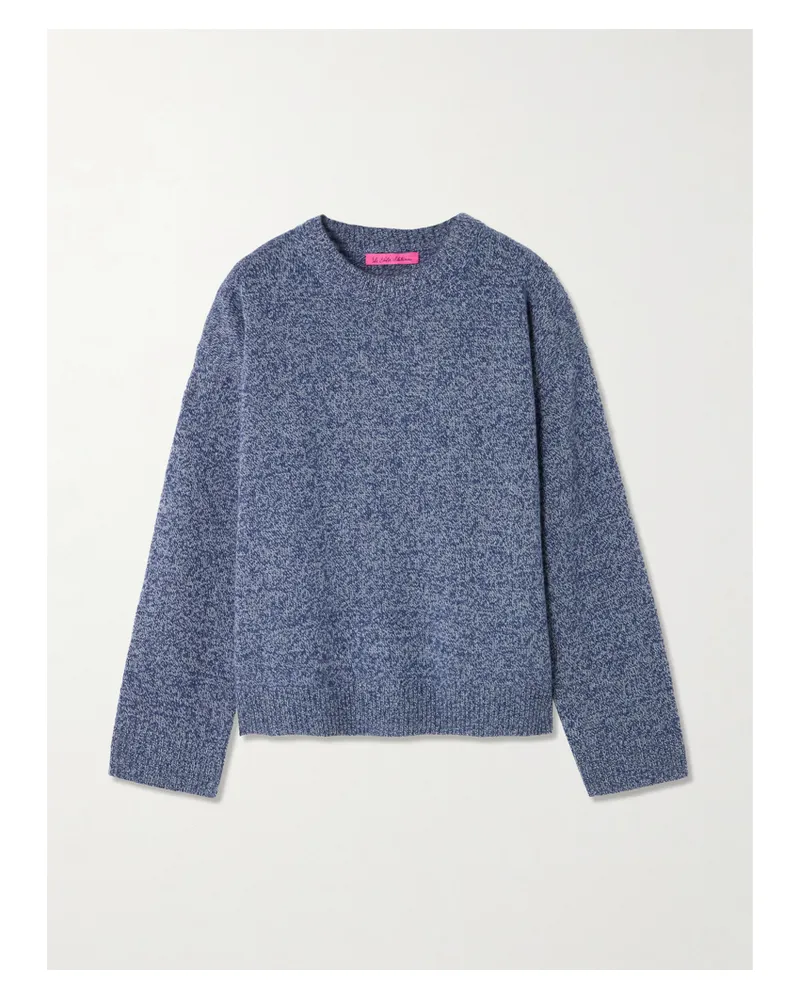 The Elder Statesman Zuma Cashmere Sweater - Blue Blue