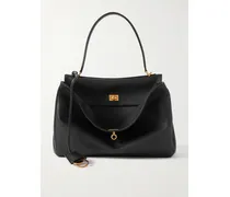 Rodeo Medium Leather Shoulder Bag - Black