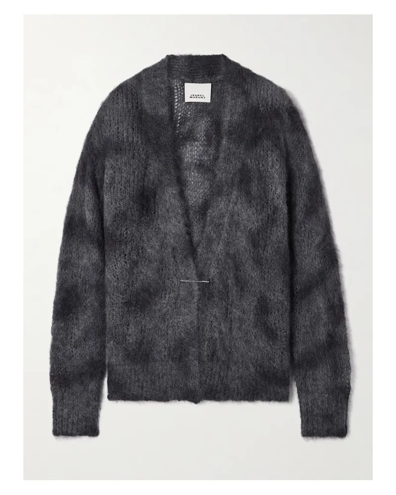 Isabel Marant Mylene Cardigan Aus Einer Mohairmischung - Grau Grau