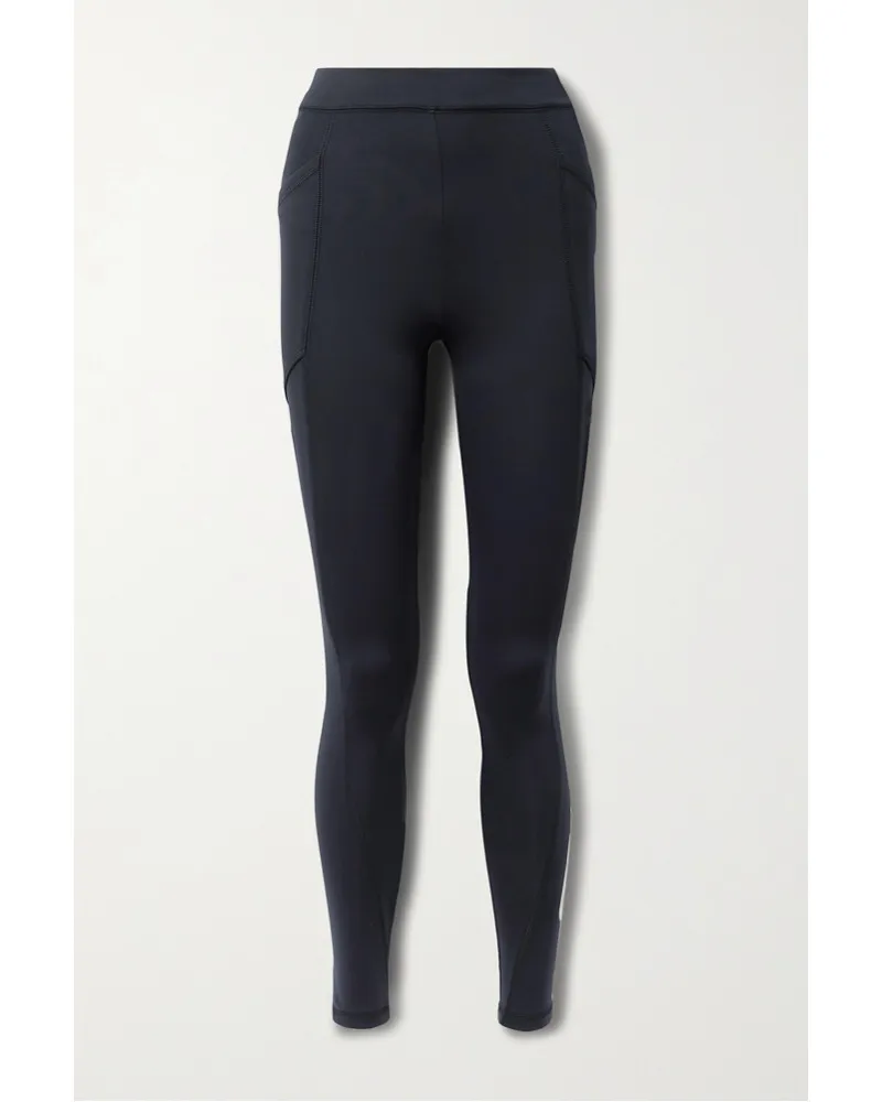 Stella McCartney Scuba Leggings aus Technischem Jersey Blau