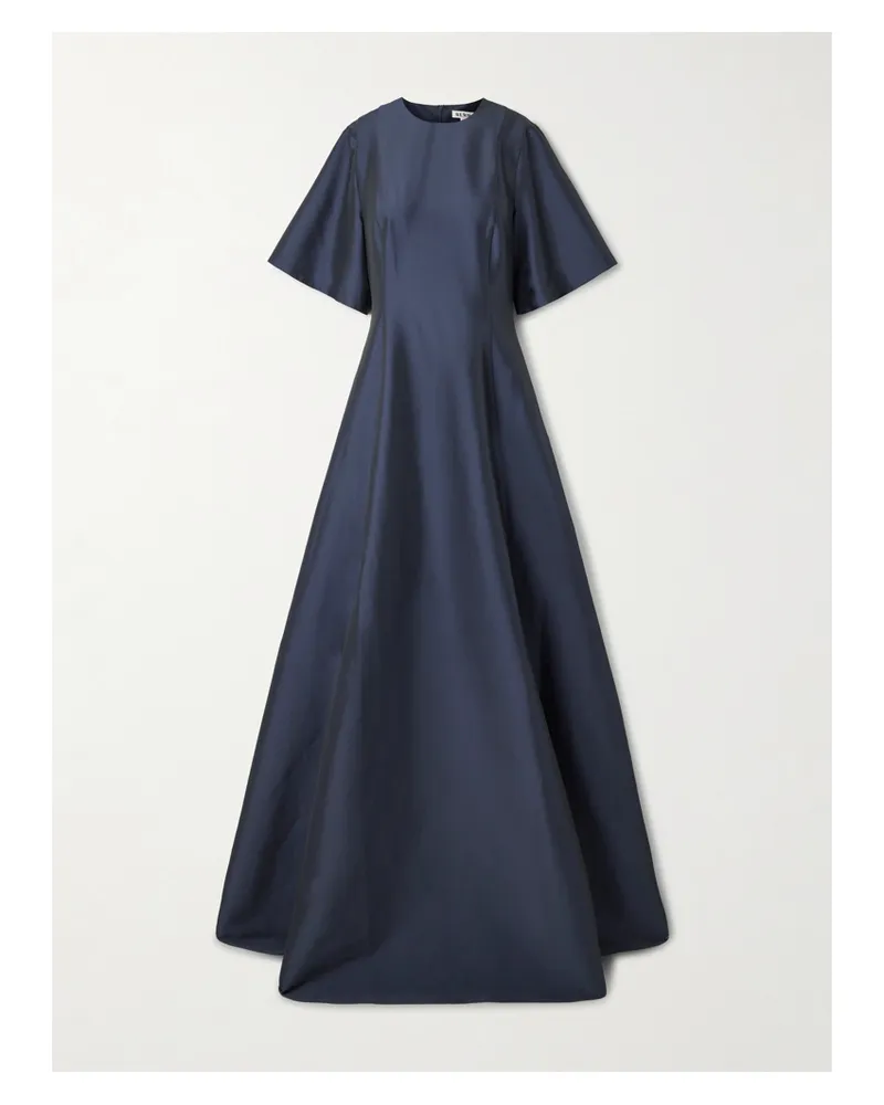 BERNADETTE Madeline Taffeta Gown - Blue Blue