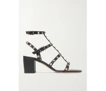 Valentino Garavani Rockstud 60 Sandalen Aus Leder - Schwarz