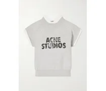 Frayser Printed Cotton-jersey Sweatshirt - Gray