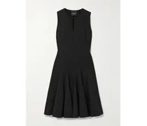 Minikleid Aus Einer Wollmischung - Schwarz