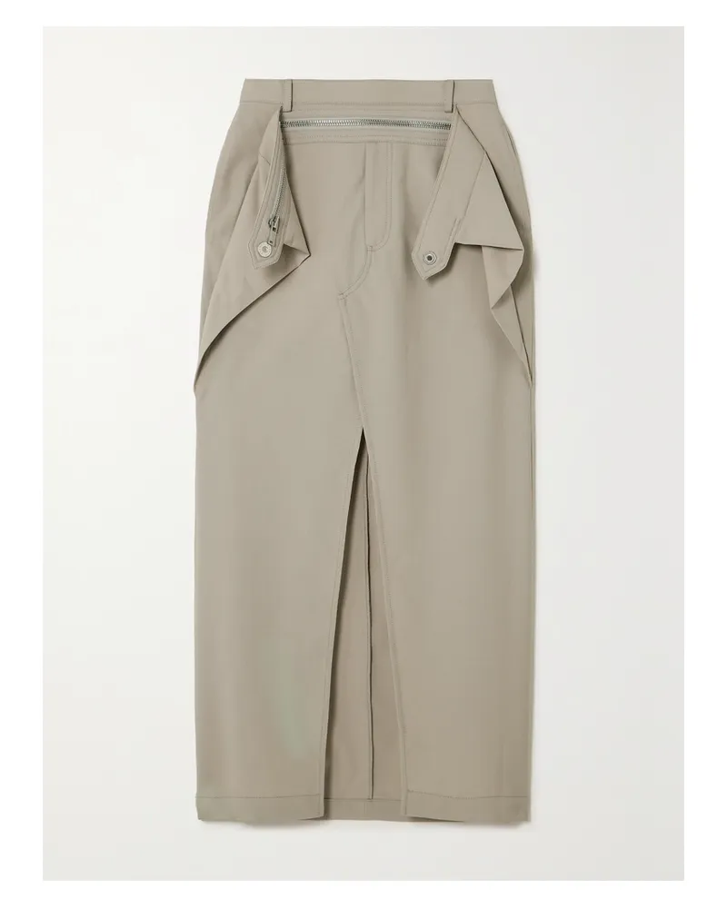 Dion Lee Maxirock Aus Wolle - Neutral Neutral