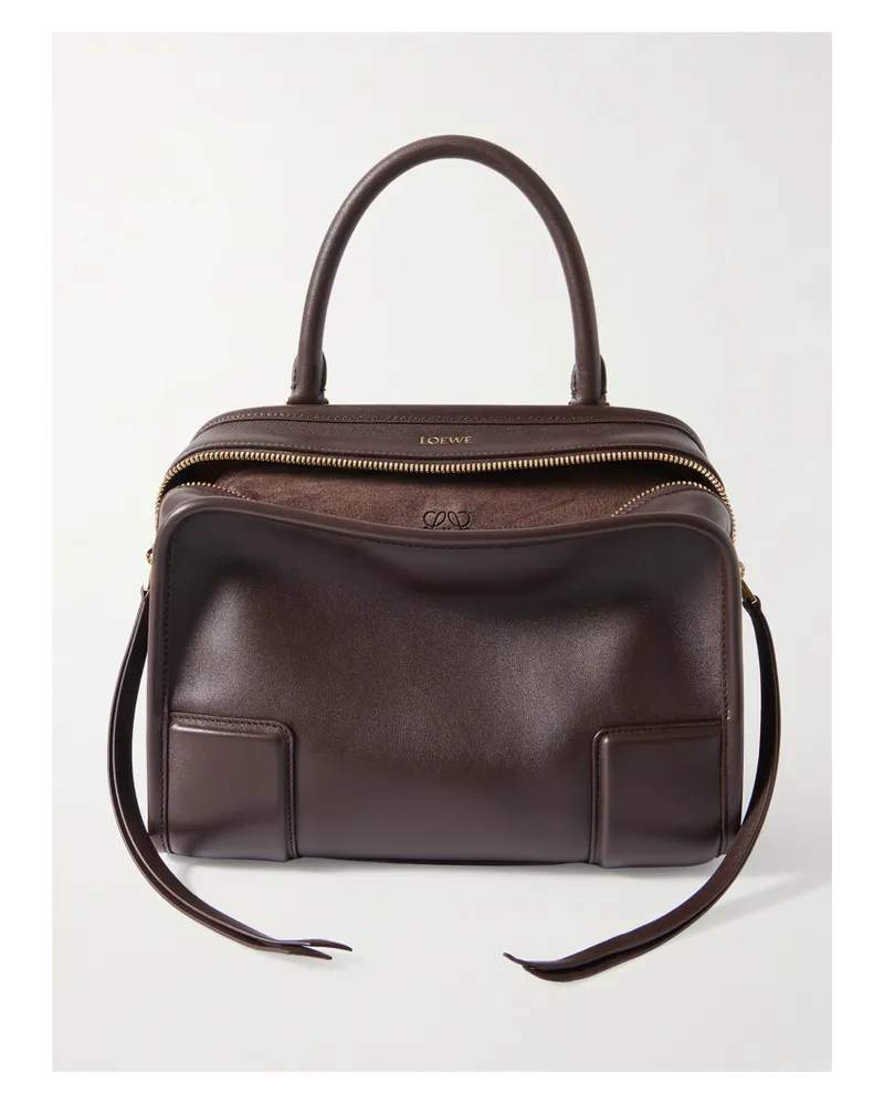 Loewe Amazona 180 Small Leather Shoulder Bag - Brown Brown