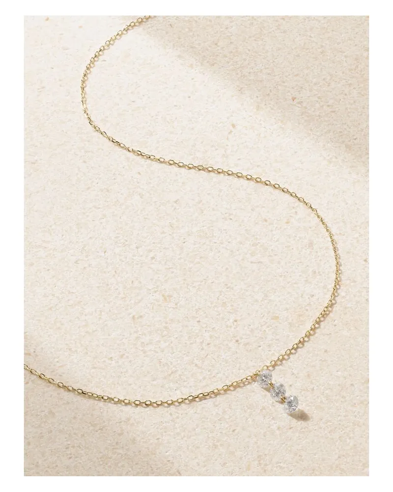 PERSEE Danaé Kette Aus 18 Karat Gold Mit Diamanten Gold