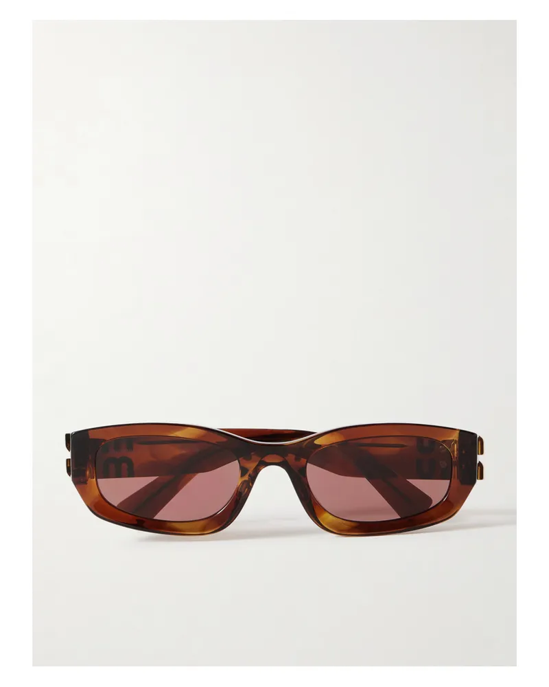Miu Miu Glimpse Cat-eye Tortoiseshell Acetate Sunglasses Tortoiseshell