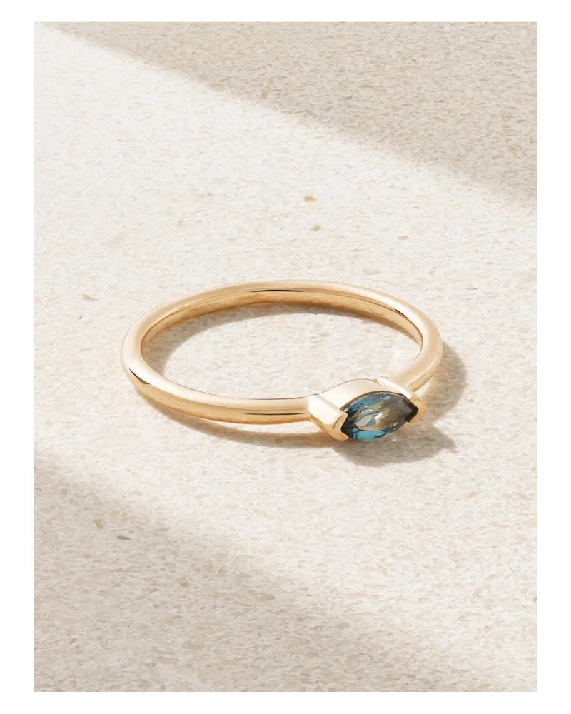 Melissa Joy Manning Ring Aus Recyceltem 14 Karat Gold Mit Topas Gold