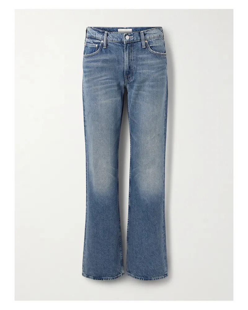 Mother The Reifler Hoch Sitzende Jeans Mit Geradem Bein - Blau Blau