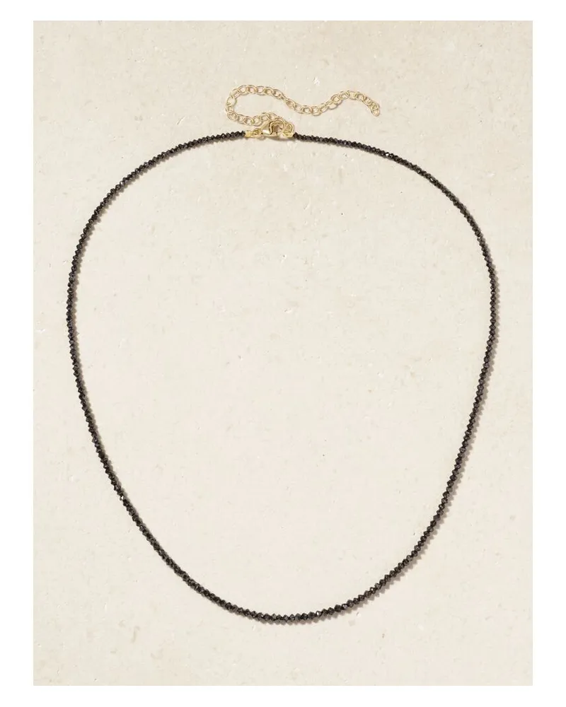 JIA JIA Kette Mit Diamanten Und Details Aus Gold - Schwarz Schwarz
