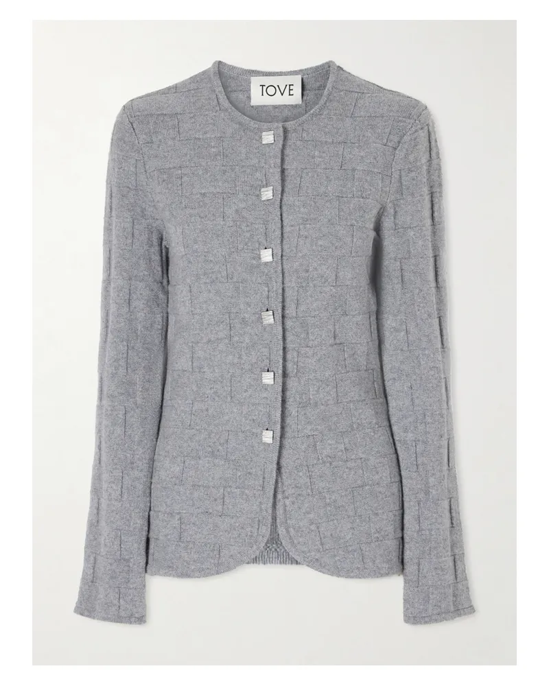 TOVE Uma Cardigan Aus Kaschmir - Grau Grau