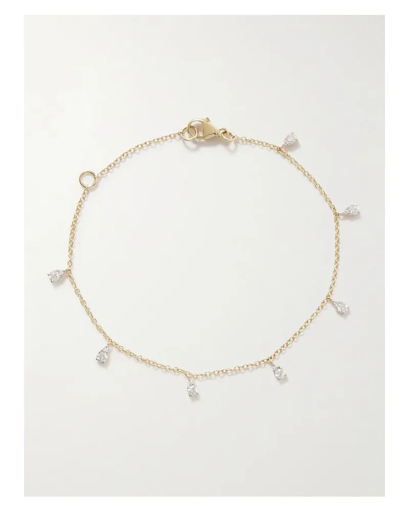 Stone & Strand Petal Armband Aus 14 Karat Gold Mit Diamanten Gold