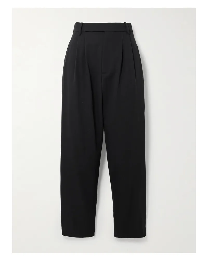 Ralph Lauren Jeanne Bundfaltenhose Aus Wolle - Schwarz Schwarz