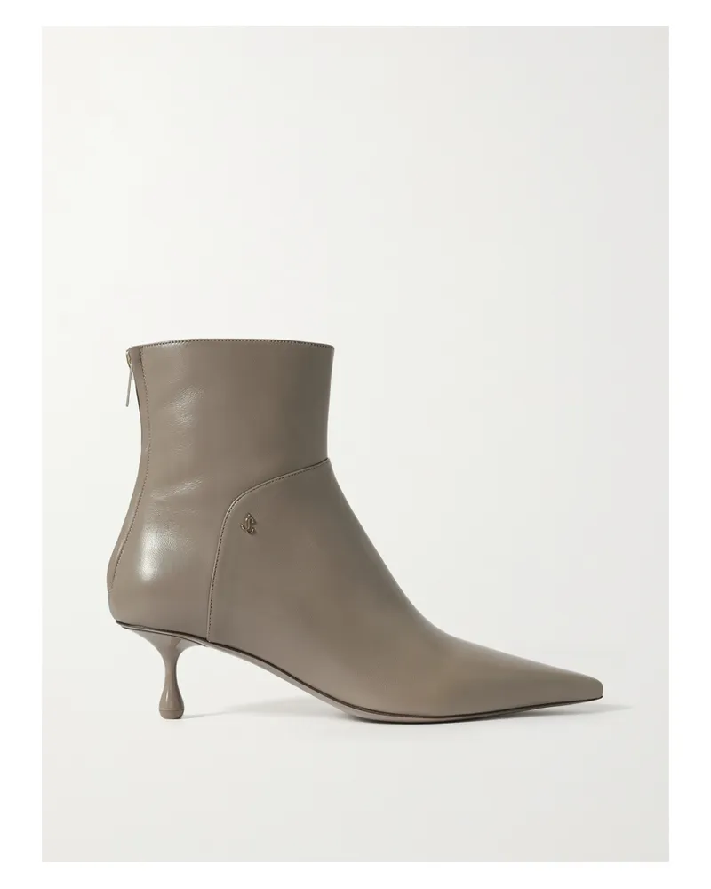 Jimmy Choo Cycas 50 Ankle Boots Aus Leder - Braun Braun