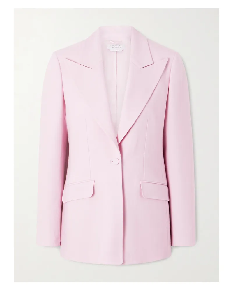 Gabriela Hearst Leiva Blazer Aus Wolle - Pink Pink
