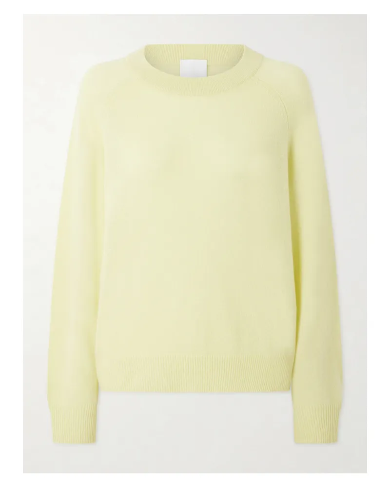 ALLUDE Kaschmirpullover - Gelb Gelb