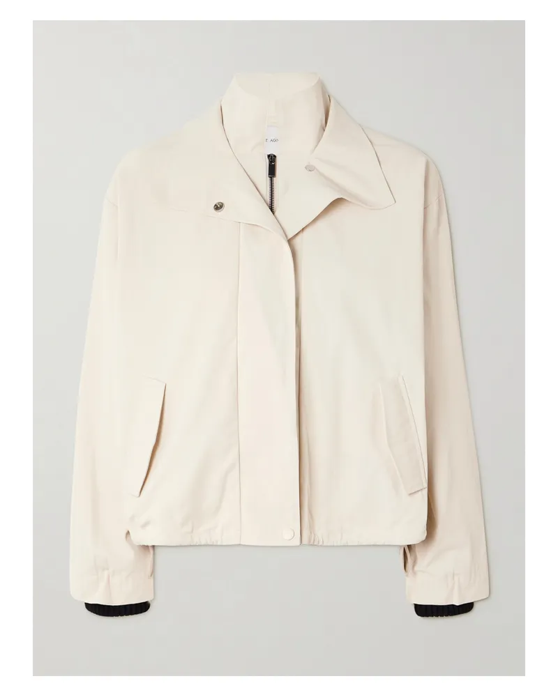 St. Agni Jacke Aus Recyceltem Twill - Ecru Ecru