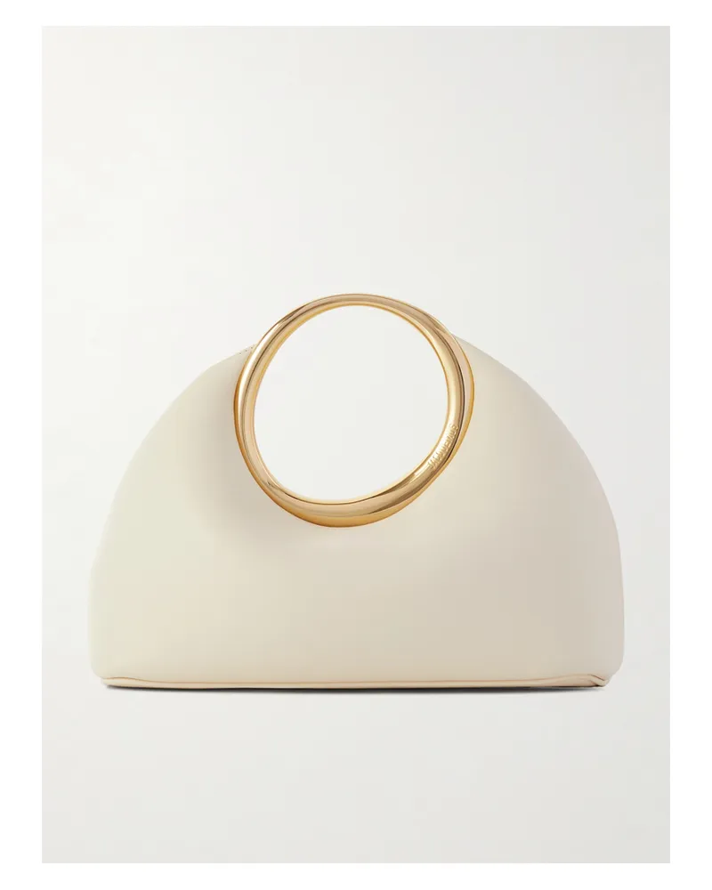 Jacquemus The Calino Kleine Tote Aus Leder - Elfenbein Elfenbein