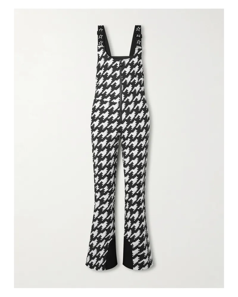 Perfect Moment Jg Skihose Mit Hahnentrittmuster - Schwarz Schwarz