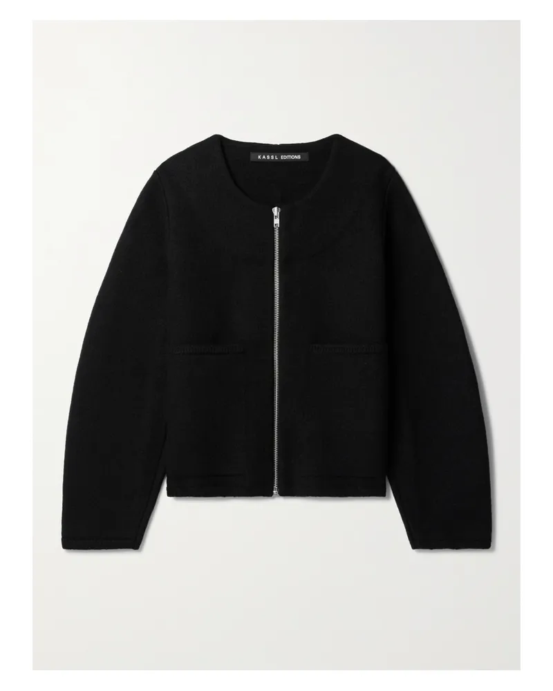 KASSL Jacke Aus Wolle - Schwarz Schwarz