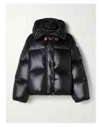 Moncler Borey Daunenjacke aus Gestepptem Shell Schwarz