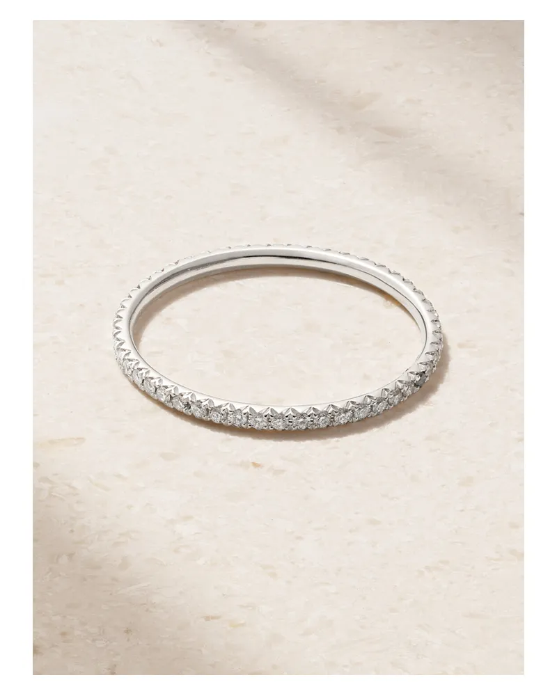 ANITA KO 18-karat White Gold Diamond Eternity Ring - Silver Silver