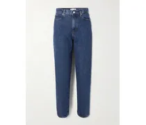 The Neat High-rise Straight-leg Jeans - Blue