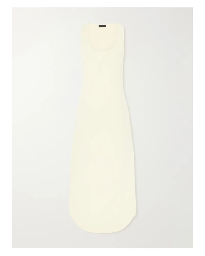 WARDROBE.NYC Matte Crepe Maxi Dress - Yellow Yellow