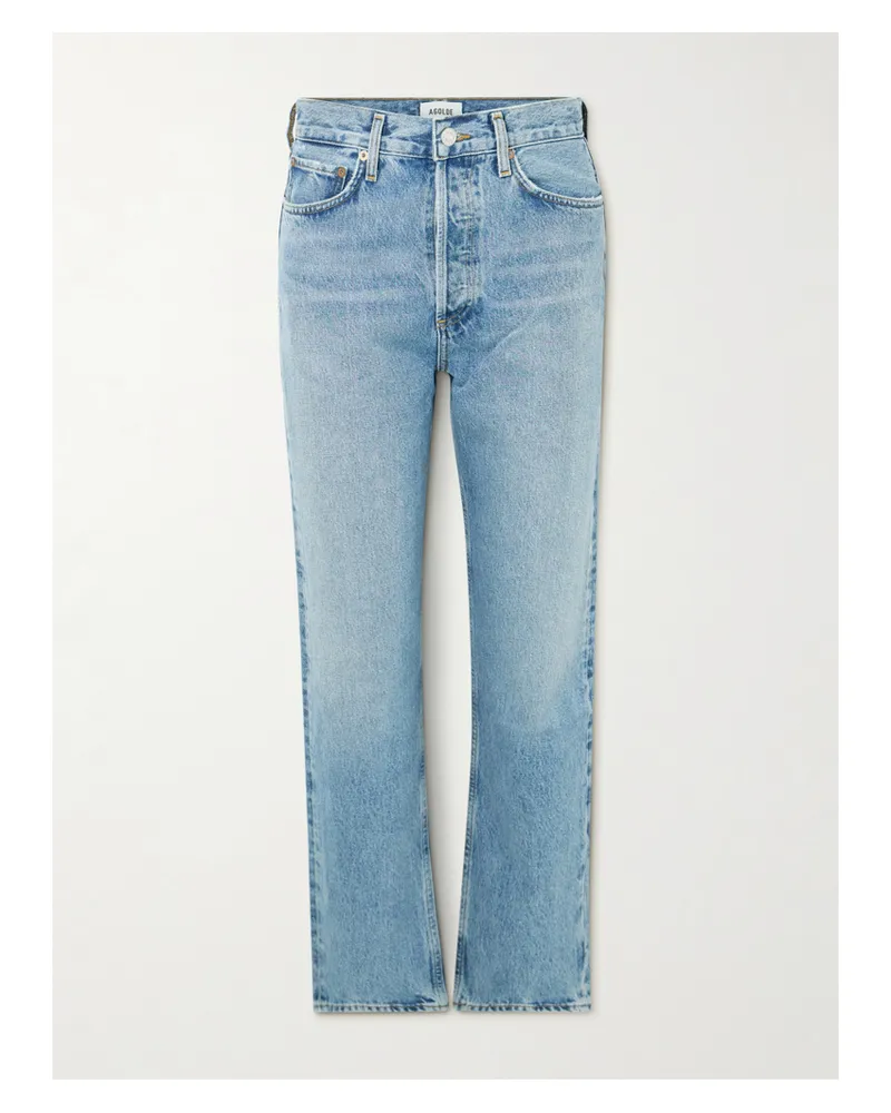 AGOLDE 90's Pinch Hoch Sitzende Jeans Mit Geradem Bein - Blau Blau