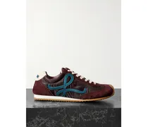 Ballet Runner 2.0 Sneakers Aus Shell, Veloursleder Und Leder Mit Logoapplikationen - Lila