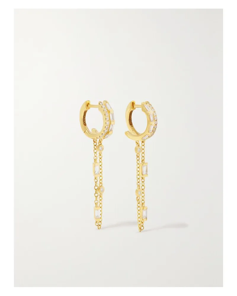 SHAY Creolen Aus 18 Karat Gold Mit Diamanten Gold