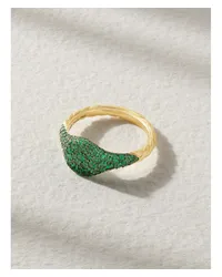 David Yurman Ring für den Kleinen Finger aus 18 Gold