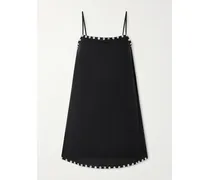 Laura Minikleid Aus Einer Leinenmischung Mit Knöpfen - Schwarz