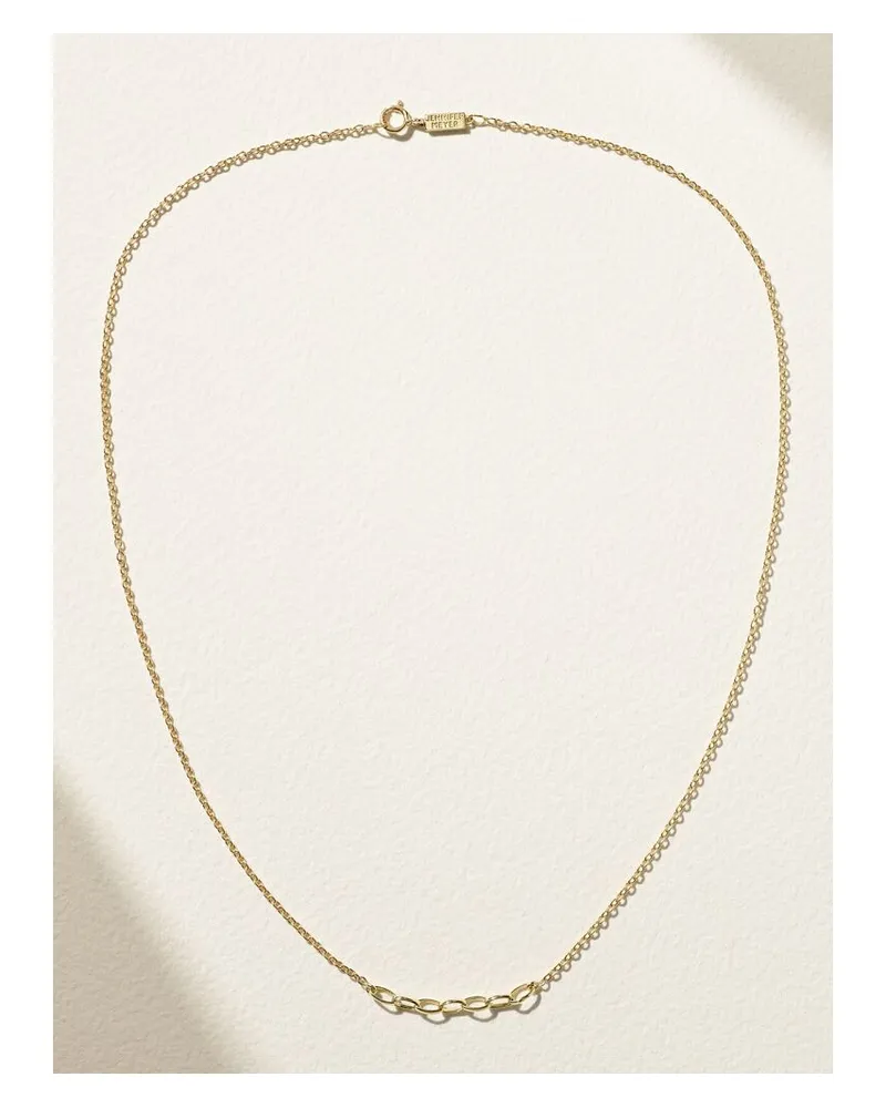Jennifer Meyer Small Edith Kette Aus 18 Karat Gold Gold