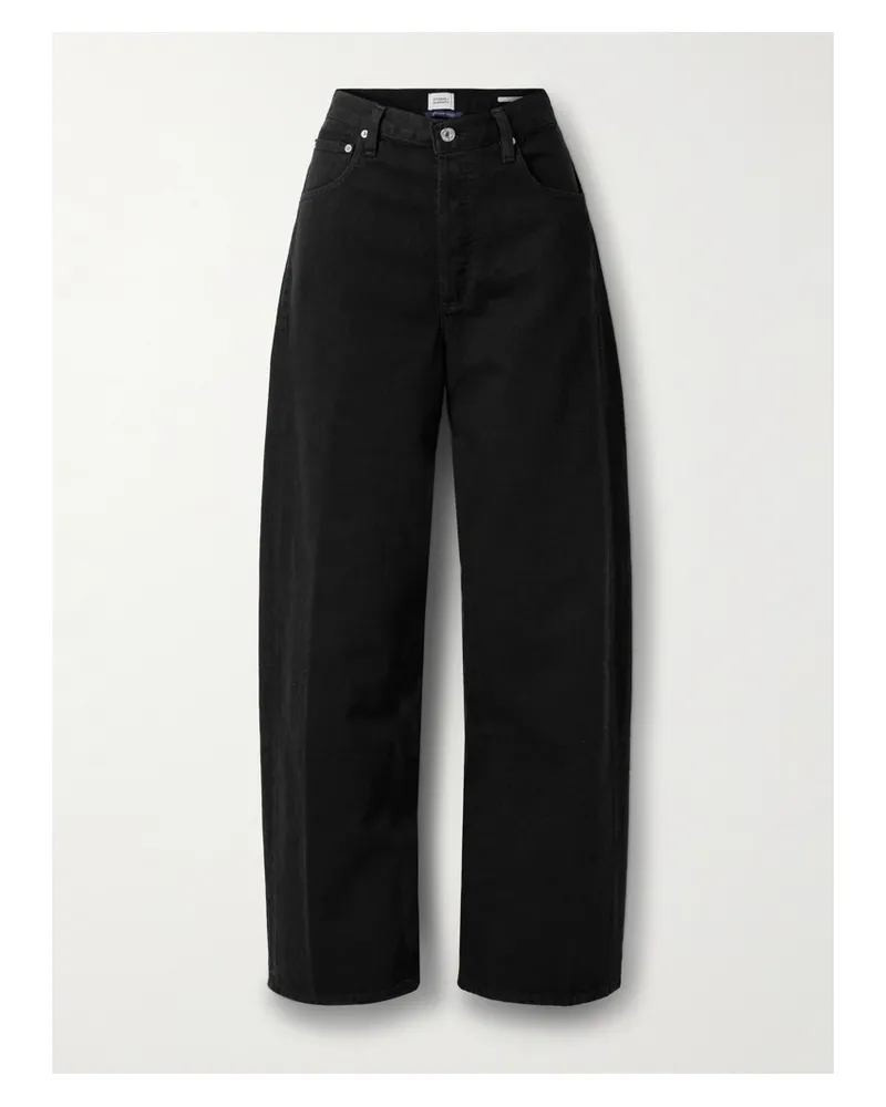 Citizens of humanity Ayla Baggy Halbhohe Jeans - Schwarz Schwarz