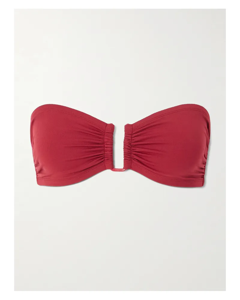 Eres Les Essentiels Show Bandeau Bikini Top - Red Red