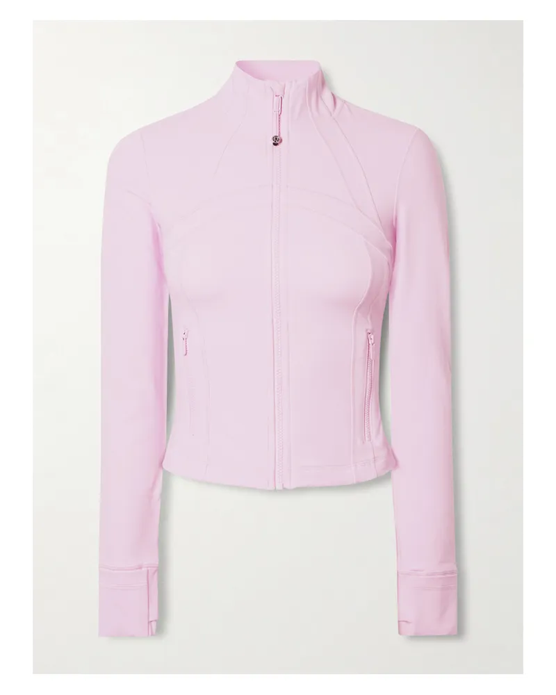 LULULEMON Define Verkürzte Jacke Aus Nulu™-material - Pink Pink