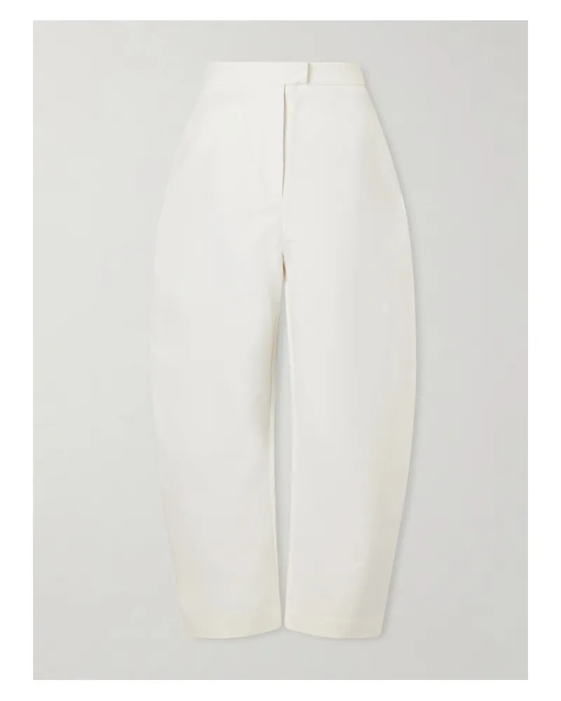 Róhe Hose Mit Weitem Bein Aus Baumwolle - Weiß Weiß