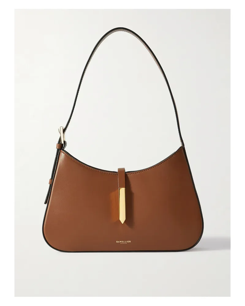 DeMELLIER Tokyo Leather Shoulder Bag - Brown Brown
