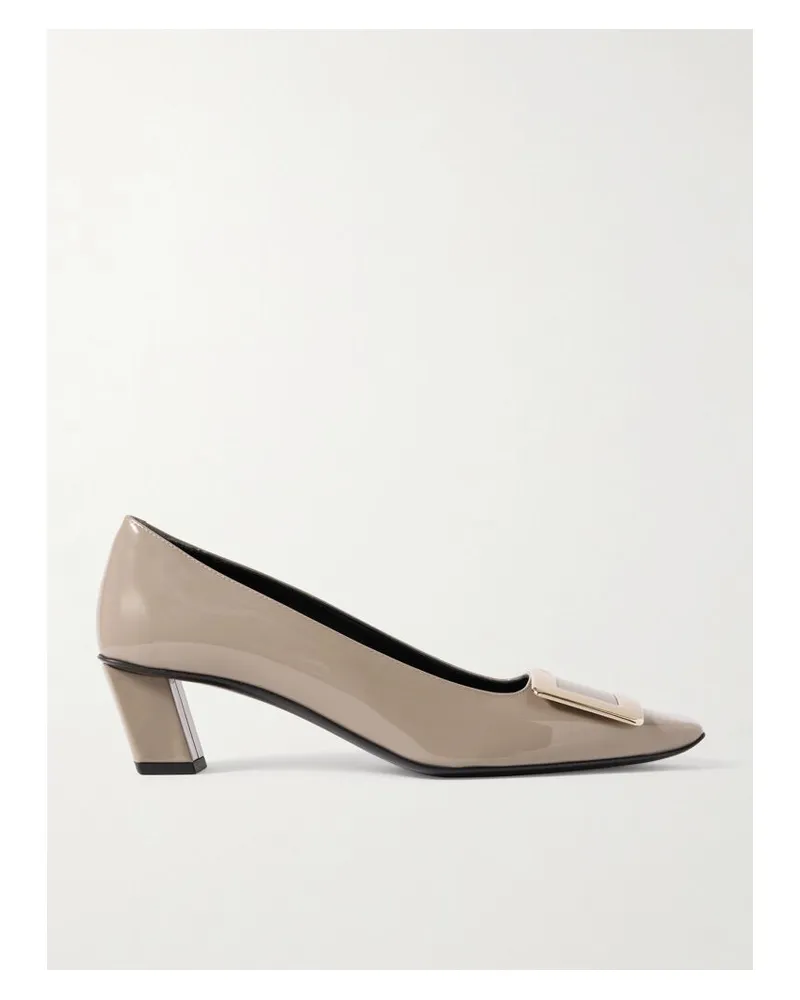 Roger Vivier Belle Vivier 45 Pumps Aus Lackleder - Braun Braun