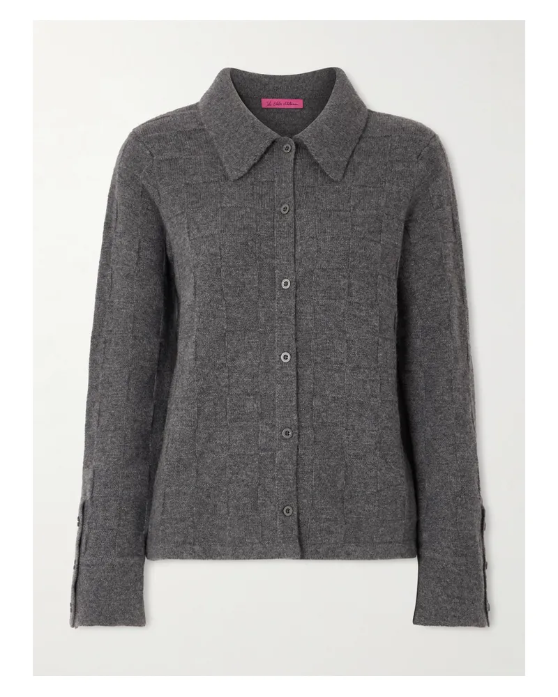 The Elder Statesman Cardigan Aus Kaschmir - Grau Grau