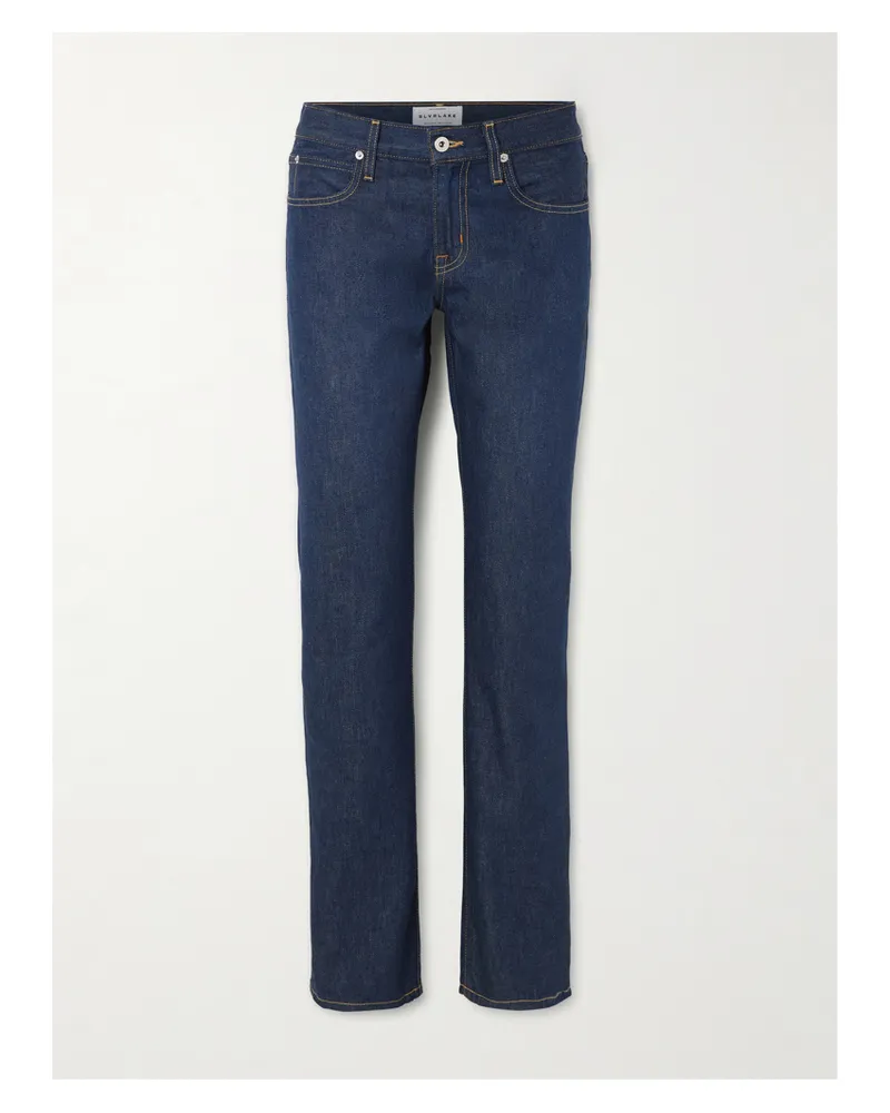 SLVRLAKE Isabel Low-rise Slim-leg Jeans - Blue Blue