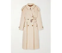 Fitzrovia Belted Cotton-gabardine Trench Coat - Neutrals
