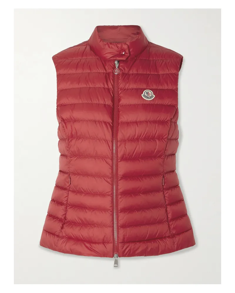 Moncler Igens Quilted Padded Shell Down Vest - Red Red