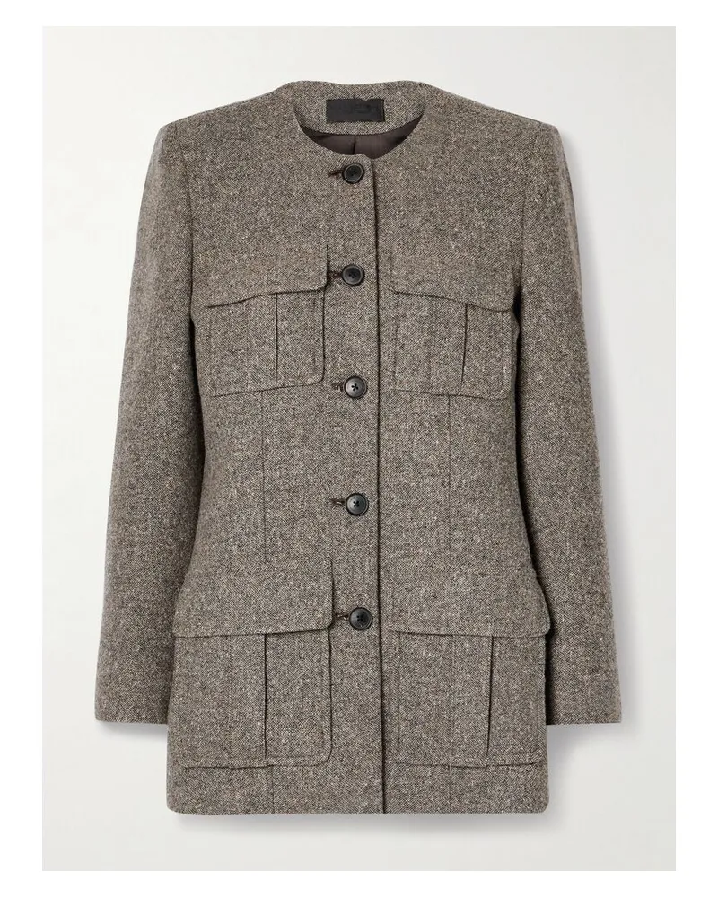 Nili Lotan Gabriella Jacke Aus Einer Wollmischung - Grau Grau