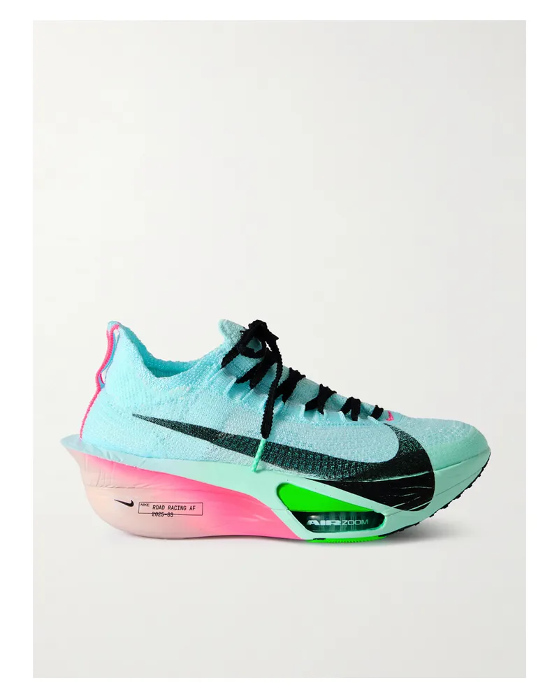 Nike Air Zoom Alphafly 3 Sneakers Aus Flyknit-material - Blau Blau